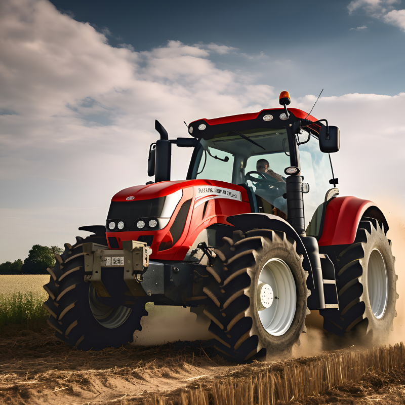 PUR-Integralschaum sorgt in landwirtschaftlichen Maschinen für komfortable, langlebige Bauteile 